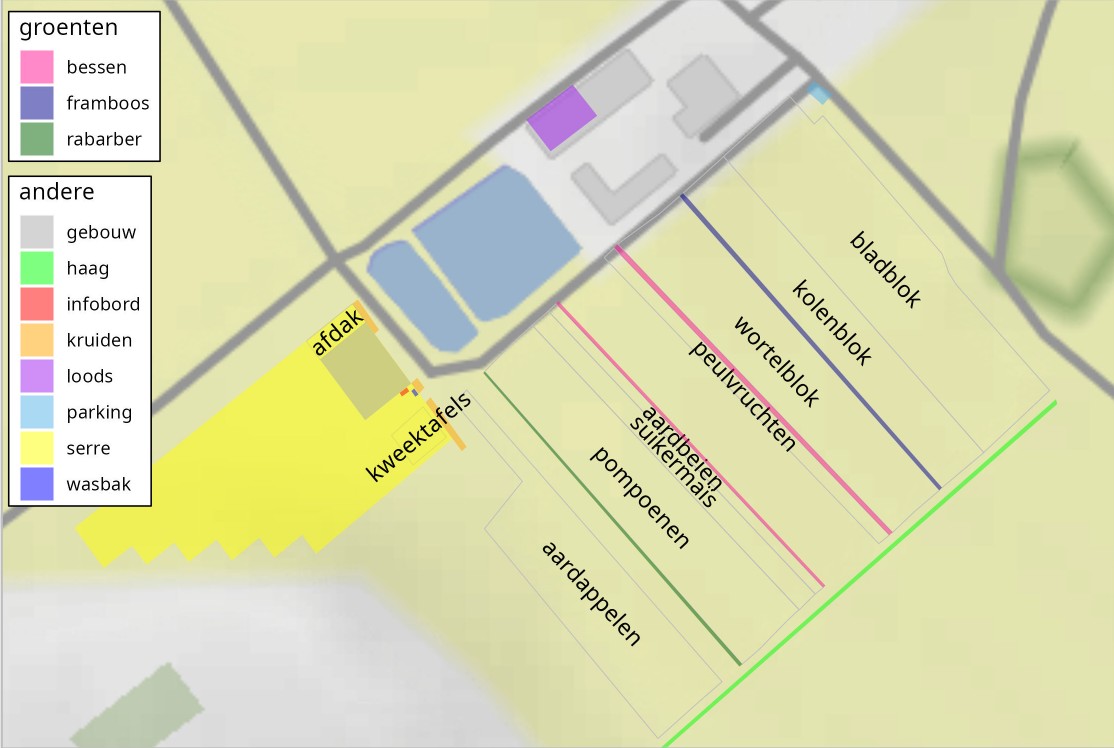 overzichtskaart veld